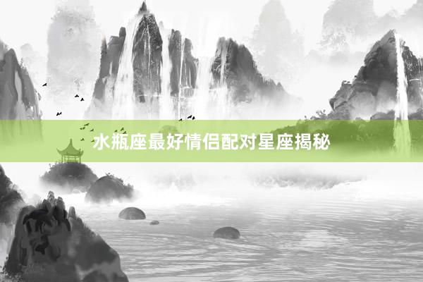 水瓶座最好情侣配对星座揭秘